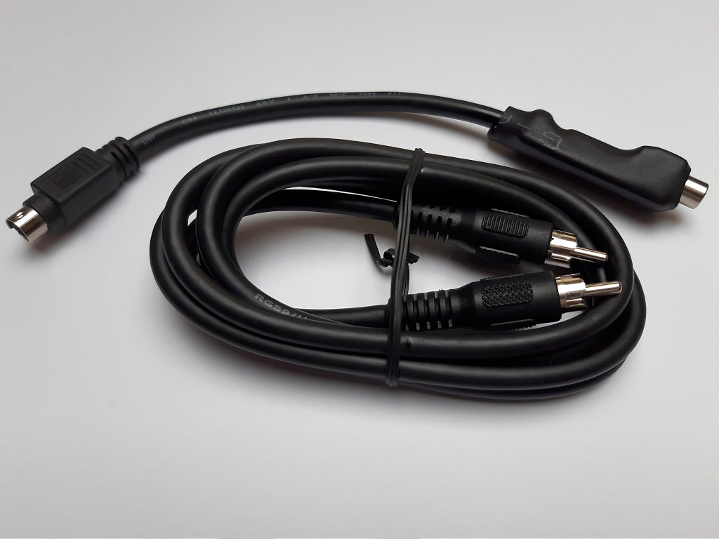 Linear ampl. keying cable with relais for YAESU (8 pin MiniDin)