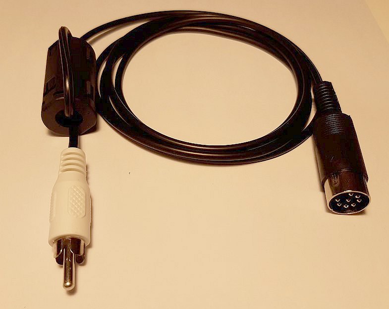 Linear ampl. keying cable for ICOM (8 pin Din plug)
